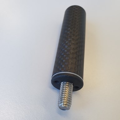 Carbon fiber 3D-printed thread inserts.