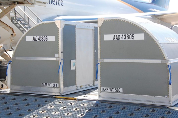 Air cargo container.