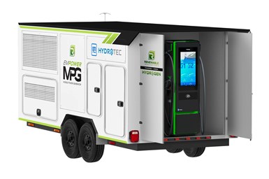 GM Hydrotec and Renewable Innovations’ Mobile Power Generator.