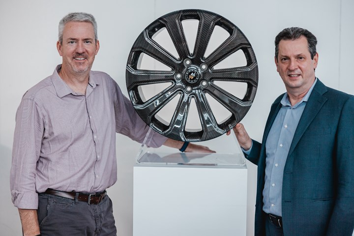 Bucci Composites, Sloan and Bedeschi with Bucci carbon fiber wheel