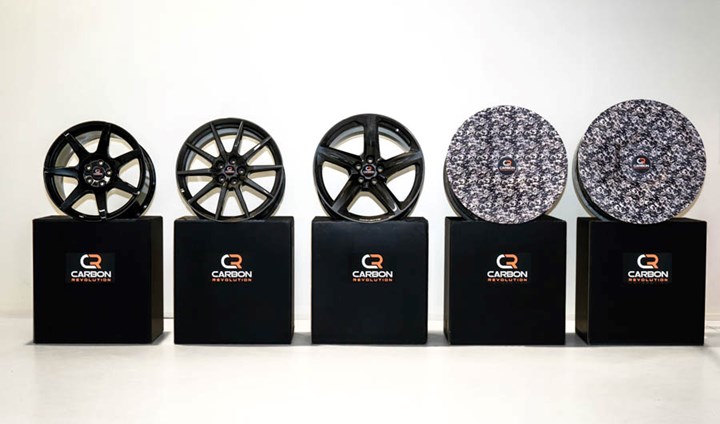 Carbon Revolution’s composite wheel product offerings.