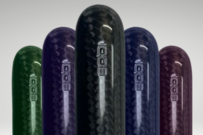 Hypetex creates colored carbon fiber covers for IQOS tobacco heating devices