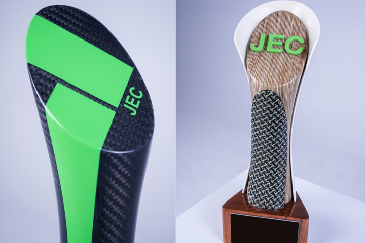 JEC Composites 2022 trophies.