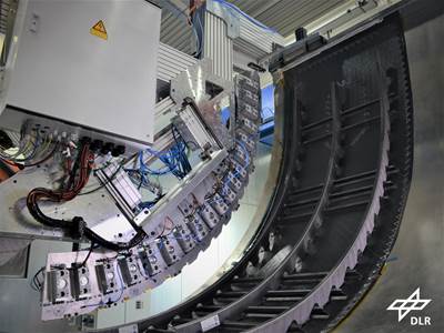 DLR Augsburg integrates sixth frame to upper half fuselage test shell for MFFD