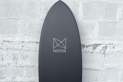 Notox surfboards combine upcycled carbon fiber from Airbus with Sicomin bio-resin