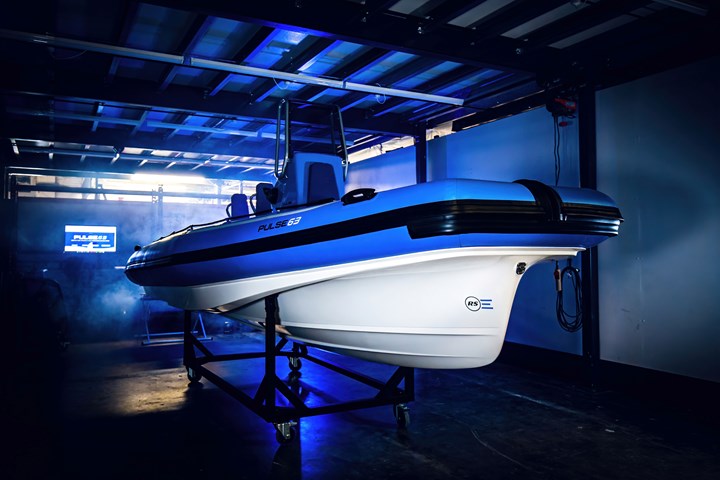 Pulse 63 RIB motorboat from RS Sailing using recycled carbon fiber from Gen 2 Carbon