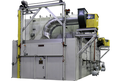 Composite curing ovens facilitate large composite parts manufacture