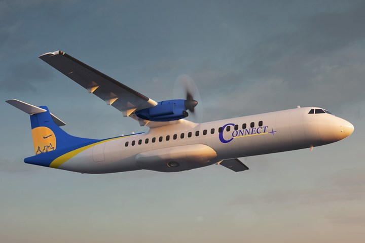 Connect Airlines ATR-72 aircraft