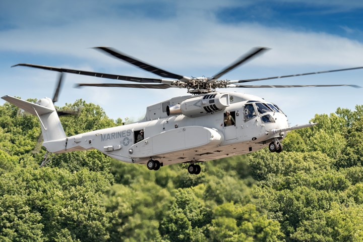 CH-53K heavy-lift helicopter.