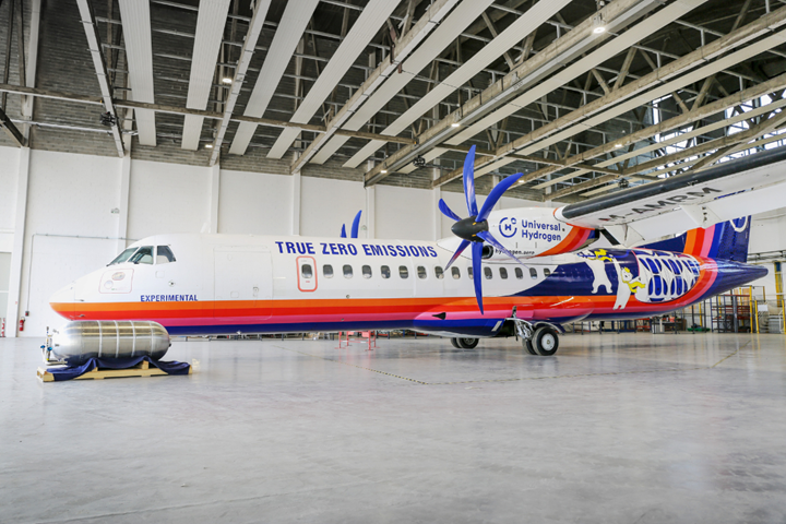 New ATR 72 livery.
