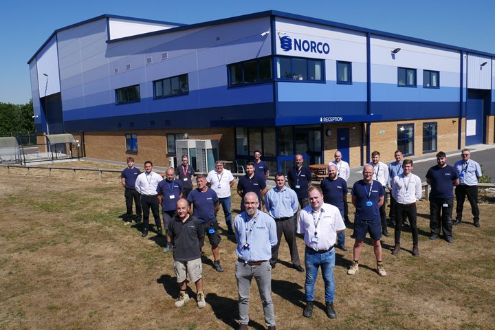 Norco Composites' Winfrith facility team.