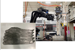 Low-void, large-scale, high-volume 3D-printed composites
