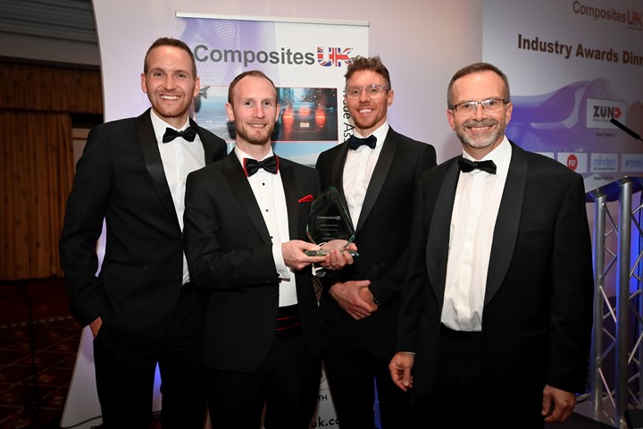 Composites Braiding Ltd. wins 2022 Composites UK Innovation Award.