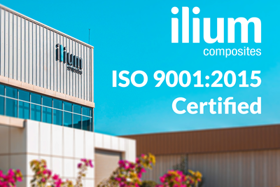 Ilium Composites re-certified to ISO 9001 standard for quality management