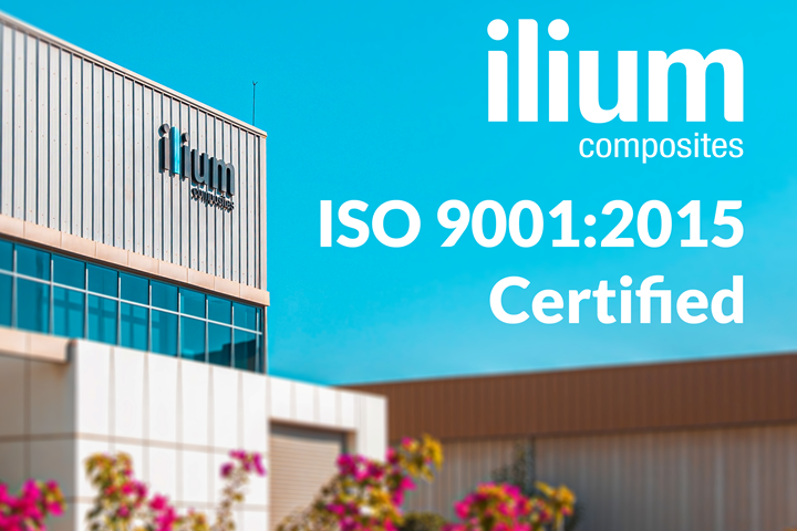 Ilium Composites ISO 9001:2015 recertification.