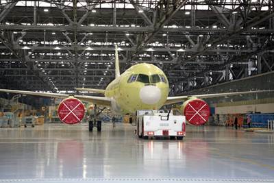 Irkut completes final assembly of composite-intensive MS-21-300 aircraft