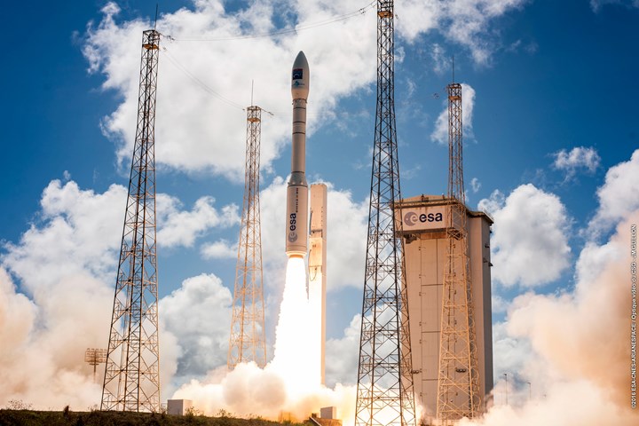 ESA rocket launch.