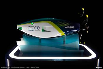 Airbus reveals hydrogen-powered zero-emission engine 