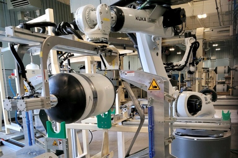 Automated filament winding system increases throughput, reduces