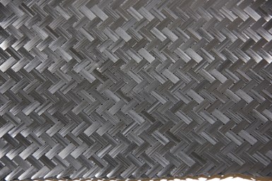 A&P Technology BIMAX braided material made with Teijin UD thermoplastic tapes