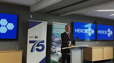 Hexcel R&T center opening, CEO Nick Stanage