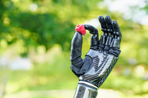 Lighter, stronger, faster bionic hand aided by composites design