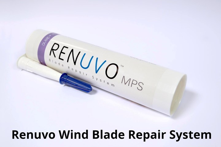 Renuvo wind blade repair from Gurit