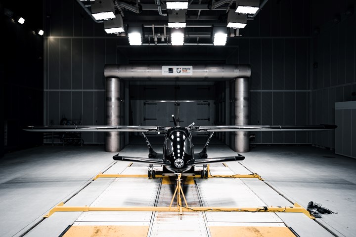 Horizon Aircraft composite air taxi wind tunnel test