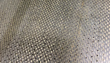 perforated CFRP acoustic panel