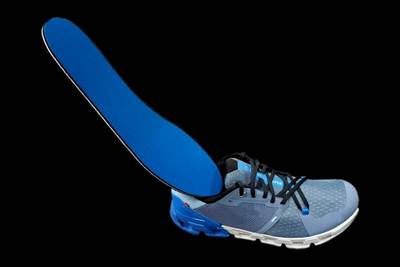 Running shoe insoles get a lift with thermoplastic fiberglass tapes 