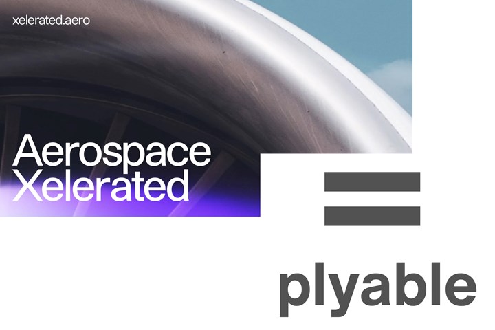 Aerospace Xelerated platform with Plyable logo.