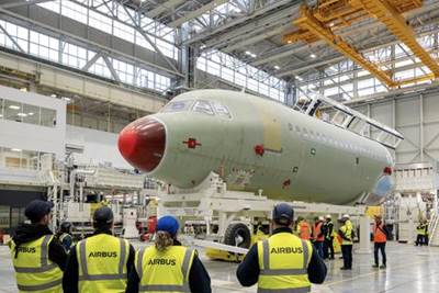 Airbus inaugurates new Toulouse-based A320 final assembly line