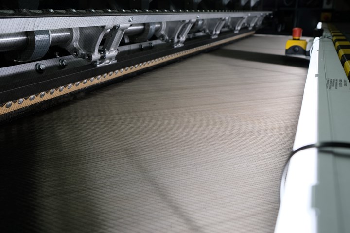 Wide-width carbon fiber fabrics.