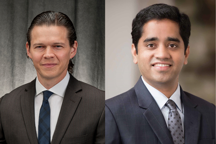 Dr. Ryan Hahnlen (left) and Dr. Srikanth Pilla (right).