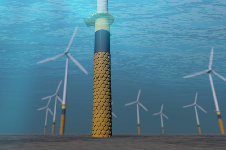Balmoral HexDefence placed on underwater turbine.