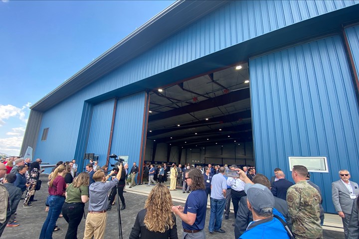 Ribbon cutting ceremony for the new National Advanced Air Mobility Center of Excellence (NAAMCE) 