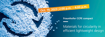 Fraunhofer CCPE presents free webinar on composite materials circularity
