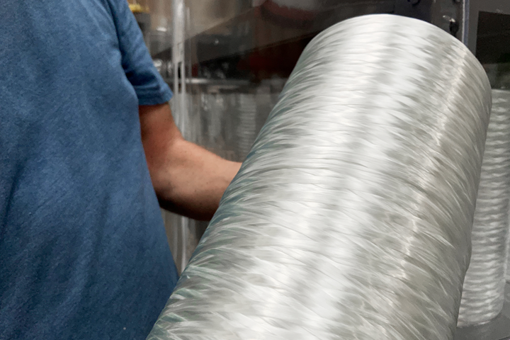 Arris Composites, glass fiber roll