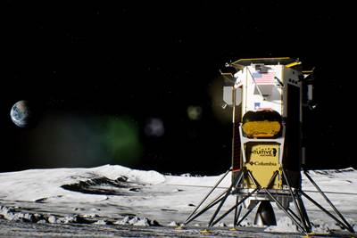 Type V pressure vessel enables lunar lander