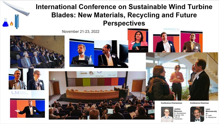 International Conference on Sustainable Wind Turbine Blades 2022