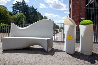 Urban furniture project demonstrates green potential for composite 3D printing and recycled materials
