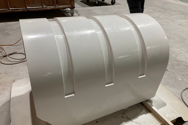 Swancor wind blade nacelle cover to display at JEC World 2024