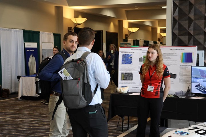 Attendees chatting at SPE ACCE 2023.
