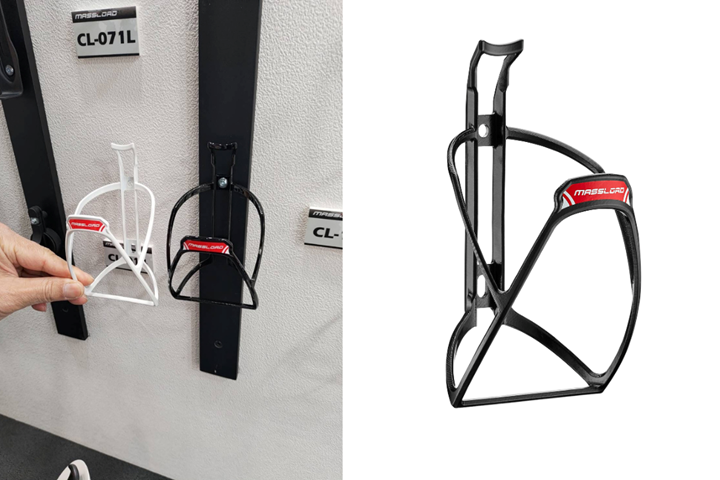 Bicycle bottle cage component.