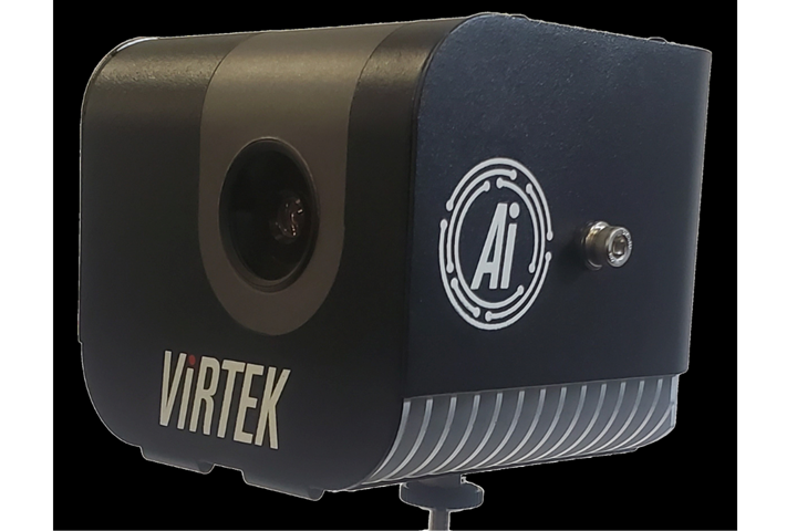 Virtek Iris AI camera up close.