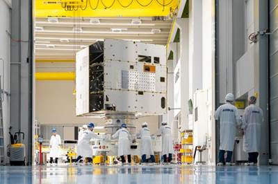 Airbus starts production of Galileo Second Generation satellite featuring composites
