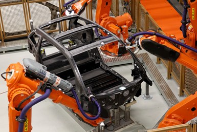 BMW i3 robotic assembly
