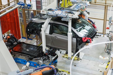 BMW i3 final assembly line