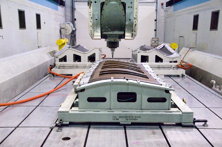 F-35 DST machining center in Fort Worth removes scrificial material