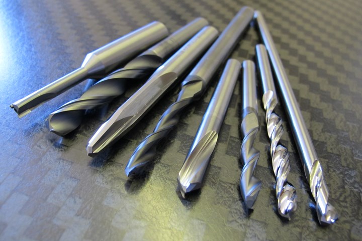 Variety of cutting tools for composites drilling